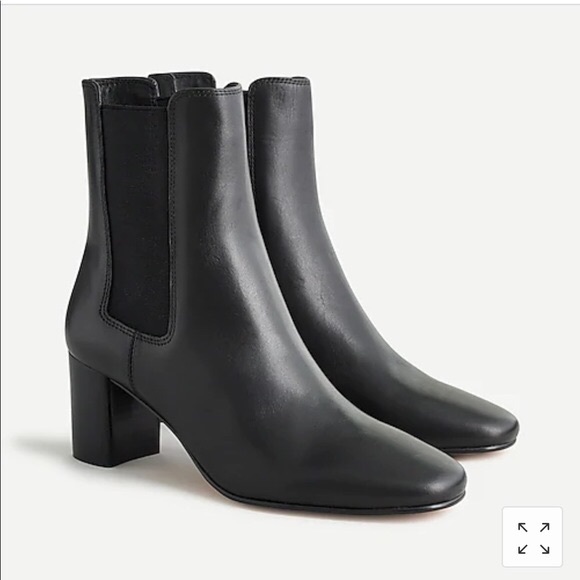 J. Crew Shoes - J.Crew Willa Stacked Leather Heeled Boots